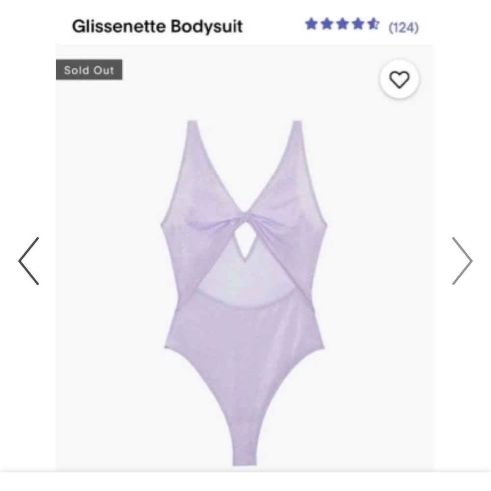 Nwot shiny bodysuit Savage Fenty. Sold out